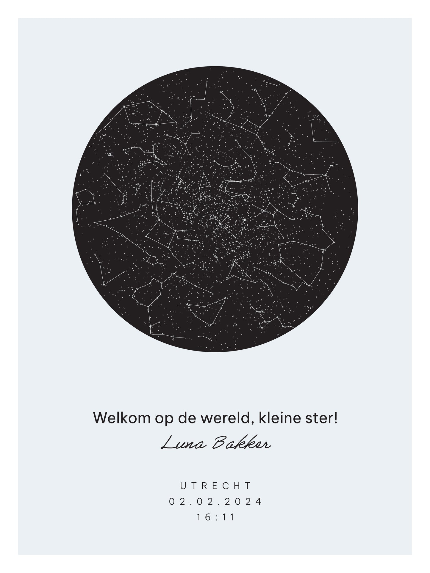 Poster - Geboorte kind