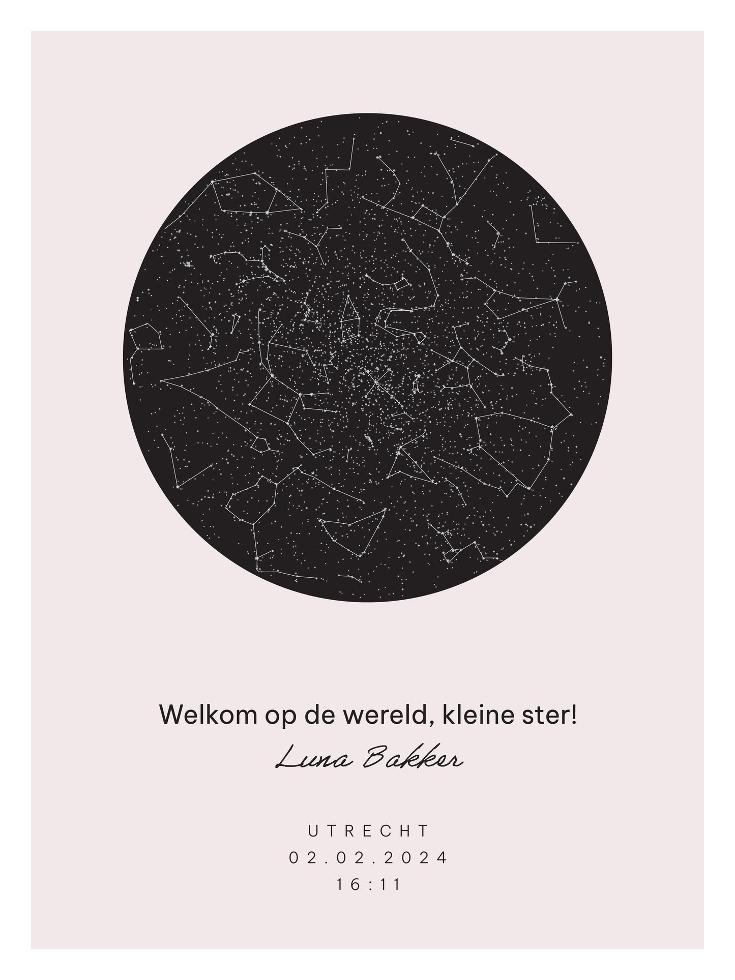 Poster - Geboorte kind