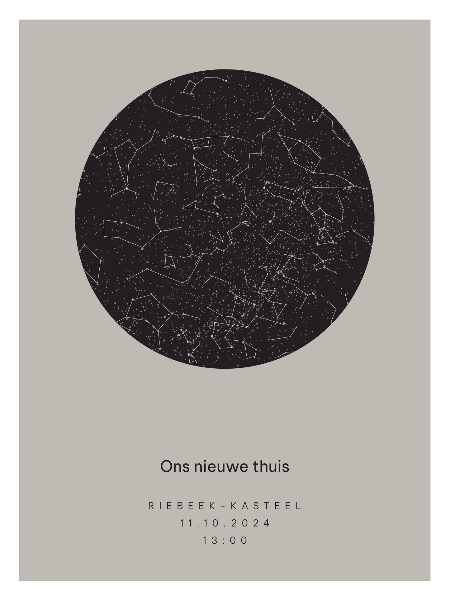 Poster - Nieuwe woning