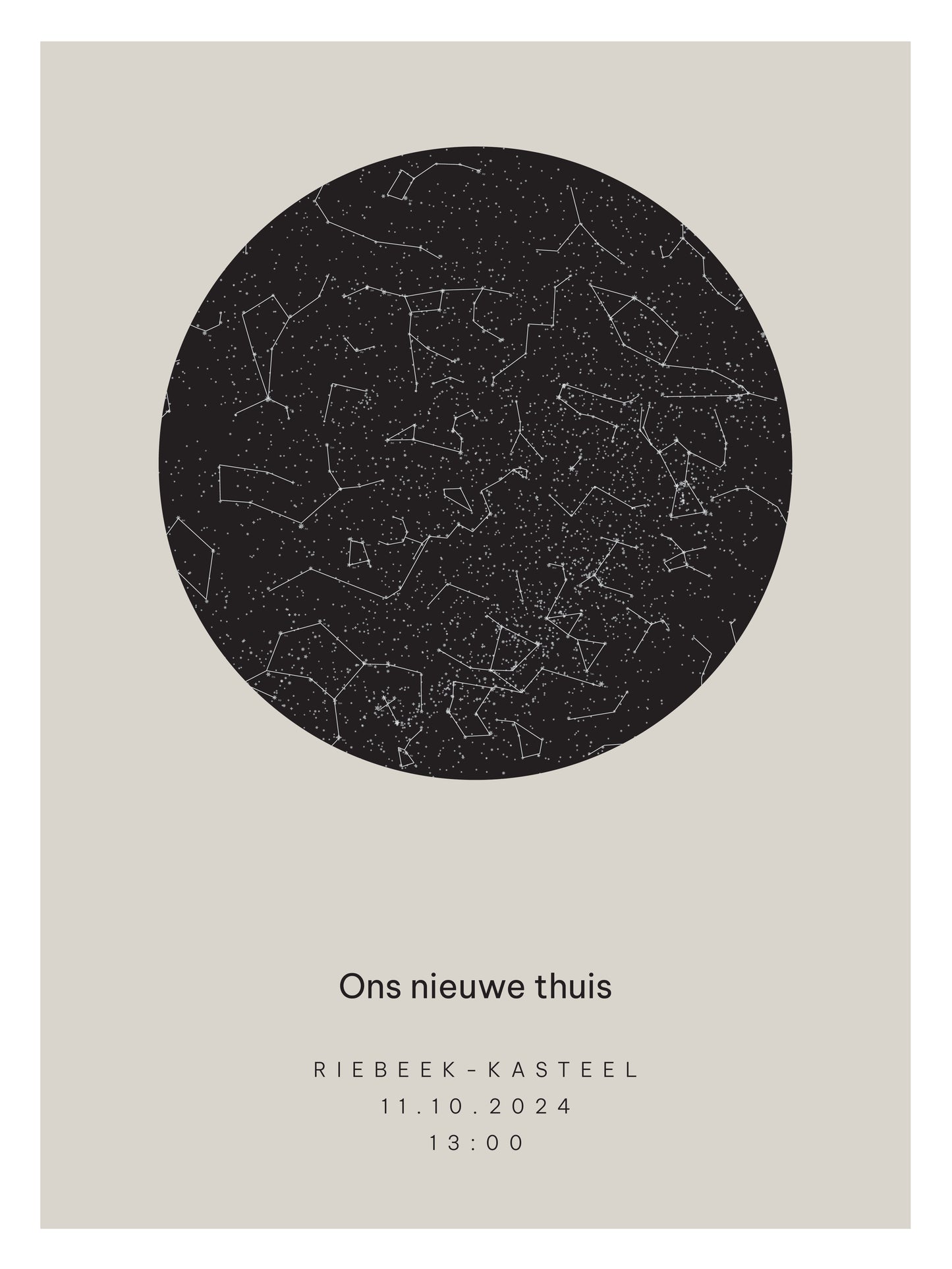 Poster - Nieuwe woning