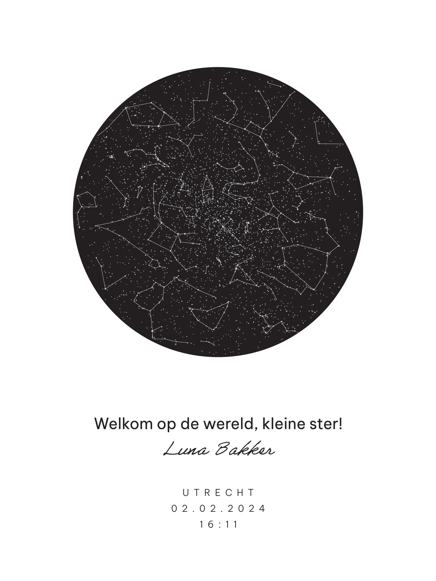 Poster - Geboorte kind