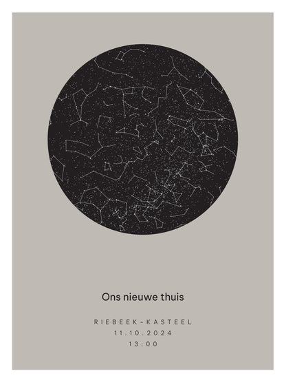 Poster - Nieuwe woning