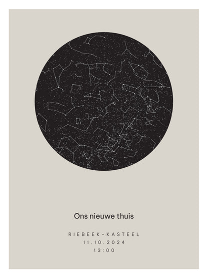 Poster - Nieuwe woning
