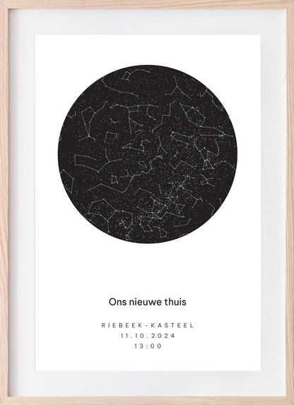 Poster - Nieuwe woning