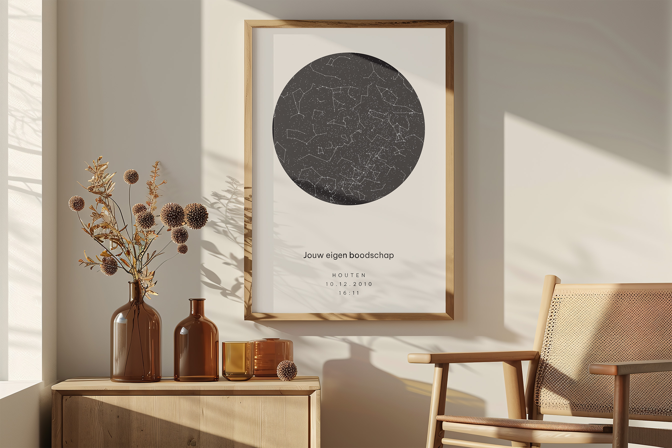 Sterrenlucht poster mockup